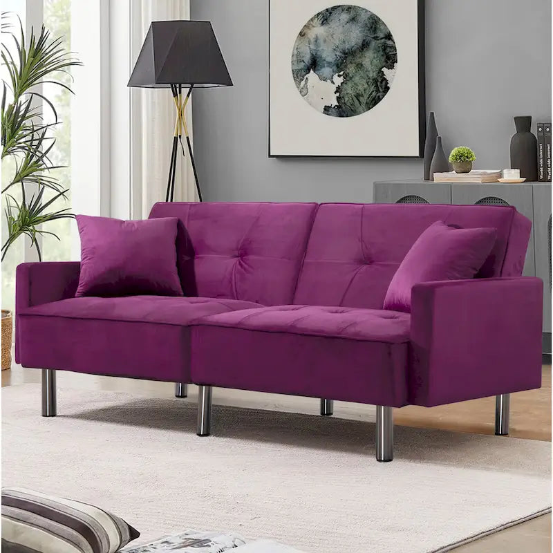 Divano letto futon convertibile da 80 posti