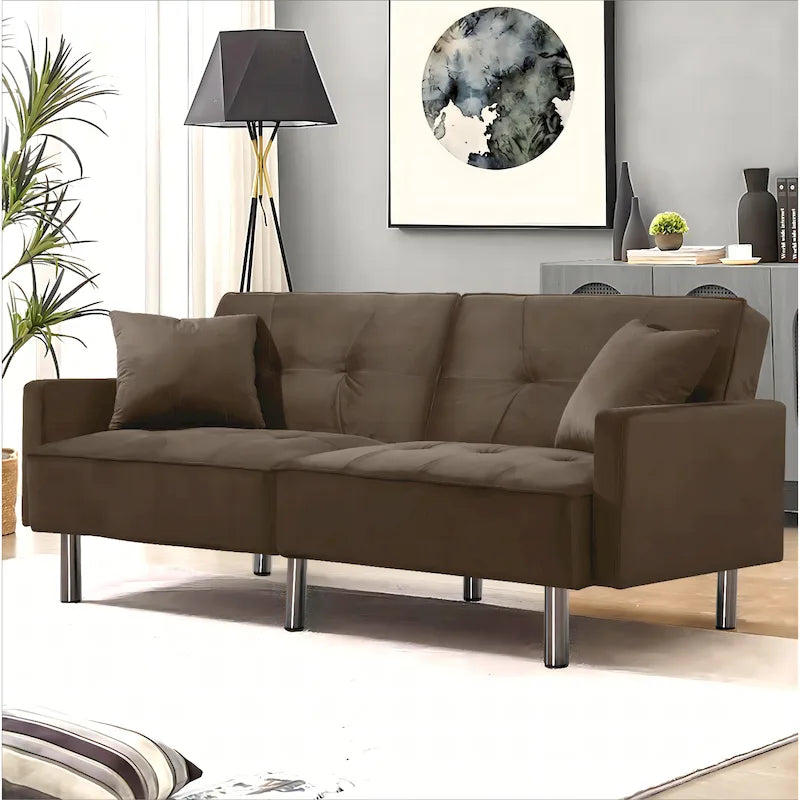 Divano letto futon convertibile da 80 posti