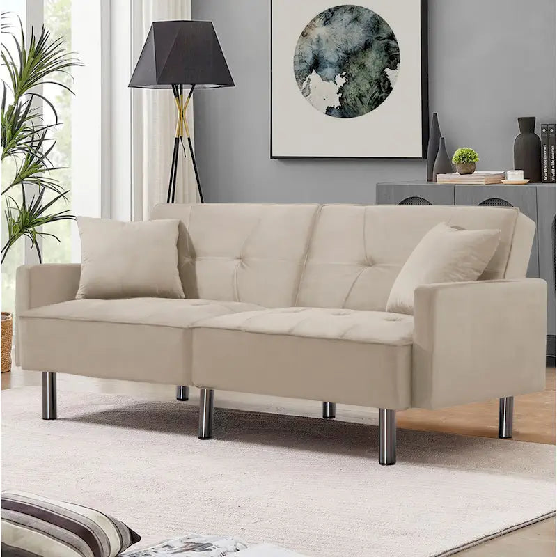 Divano letto futon convertibile da 80 posti