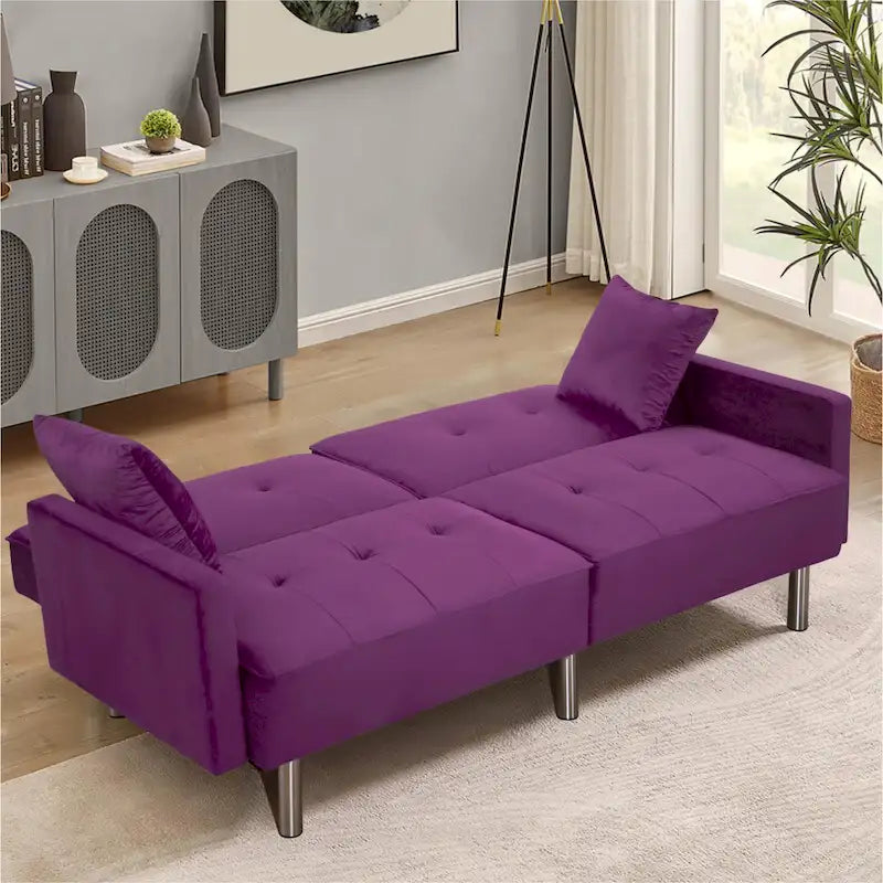 Divano letto futon convertibile da 80 posti