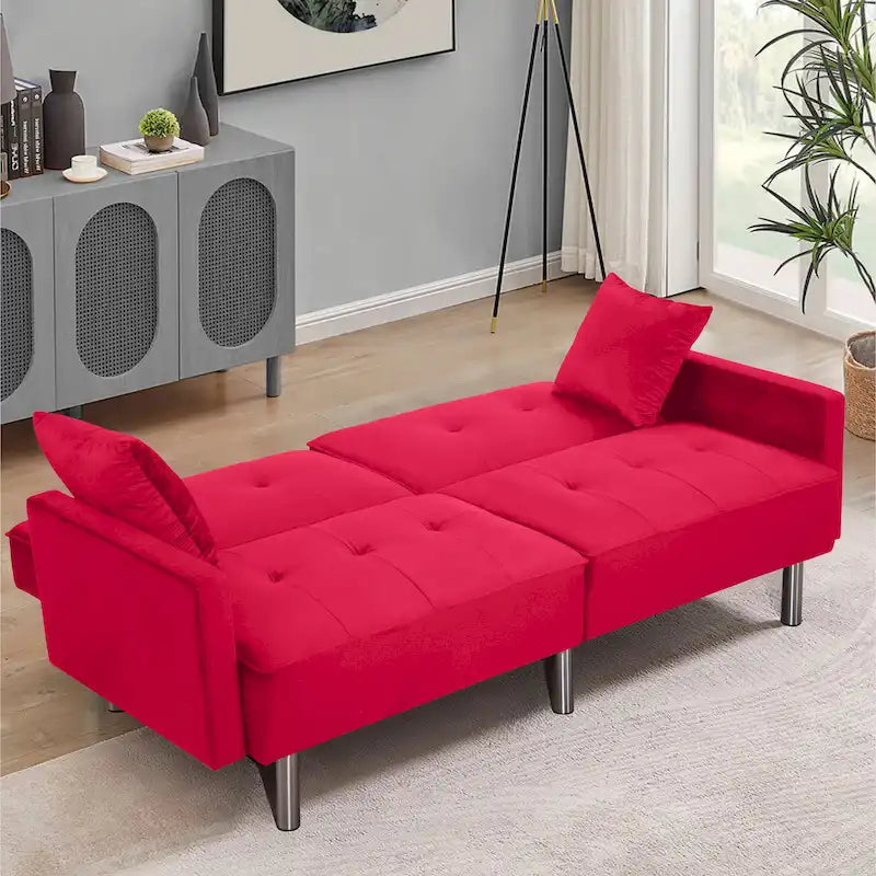 Divano letto futon convertibile da 80 posti