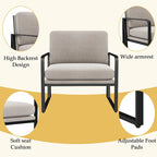 Poltrone, Poltrone per Soggiorno, Poltrone in Lino, Poltrone per Soggiorno