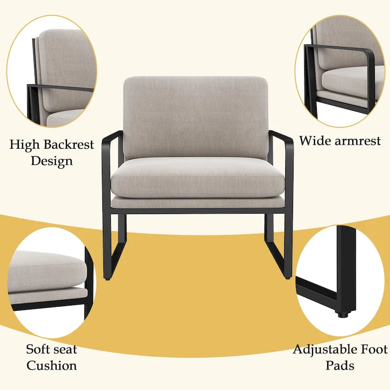 Poltrone, Poltrone per Soggiorno, Poltrone in Lino, Poltrone per Soggiorno