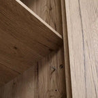 HOMCOM 72 Mobile dispensa da cucina indipendente a 4 ante, mobiletto portaoggetti con 4 ripiani e ripiani regolabili, bianco