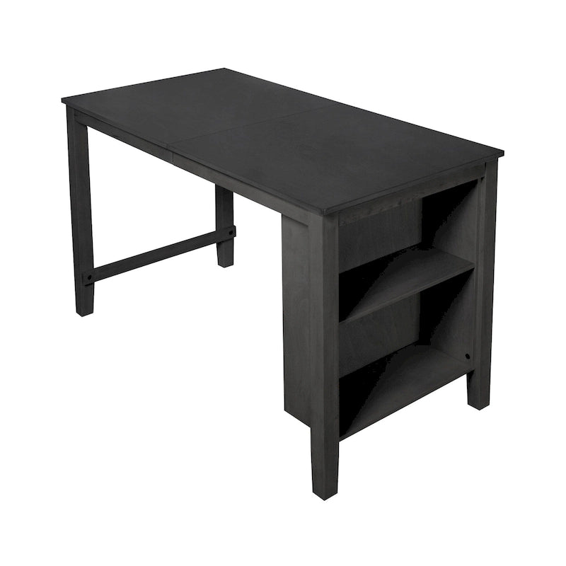 Tavolo da pranzo e sedia da bancone Africa da 5 pezzi