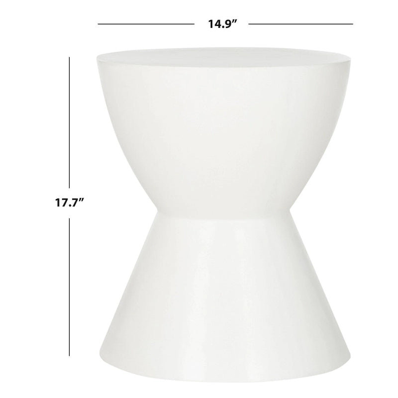 Tavolino decorativo per interni/esterni SAFAVIEH Elektra Concrete - 14,9 x 14,9 x 17,7 - 15Lx15Px18A