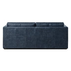 Divano letto trasformabile estraibile in pelle Poly &amp; Bark Napa 82 - Vera pelle italiana pieno fiore