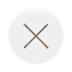 Set da pranzo rotondo con piano in vetro e finitura noce scuro Nadine - Sedie con schienale curvo di iNSPIRE Q Modern