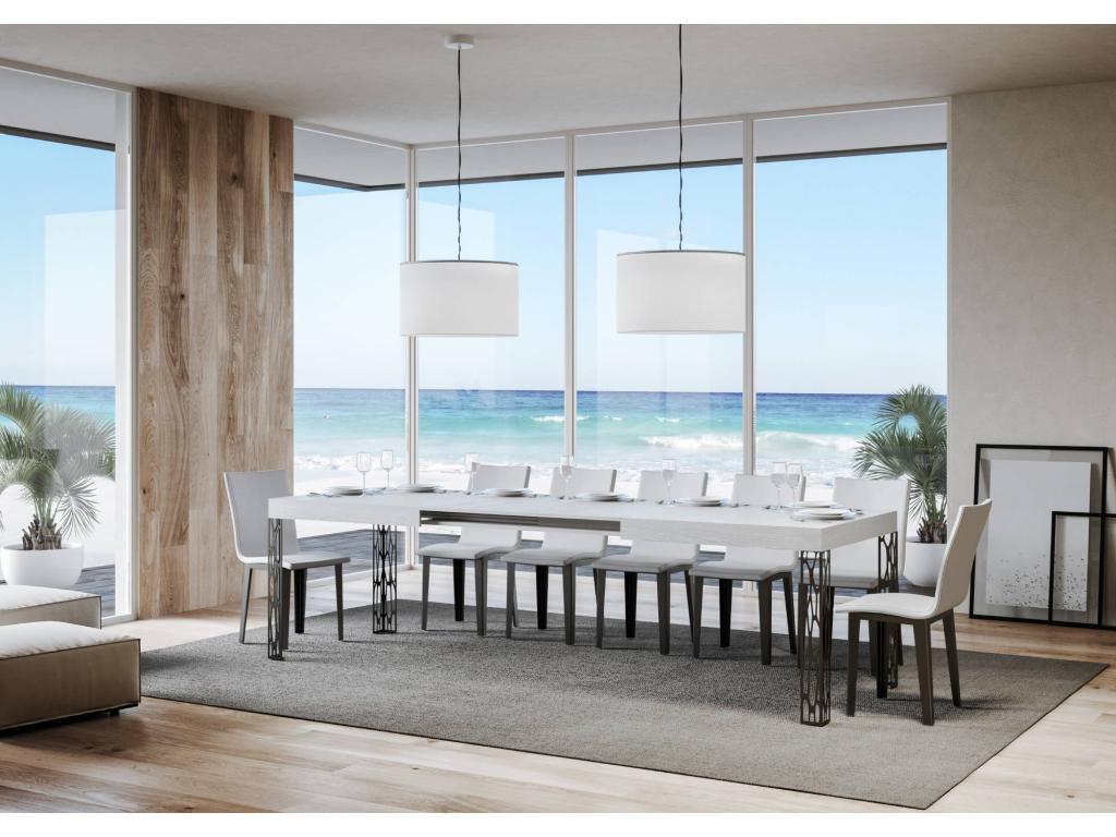 Tavolo bianco, 90 x 180 cm