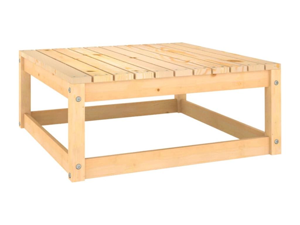 Set di mobili da esterno in legno di pino antracite