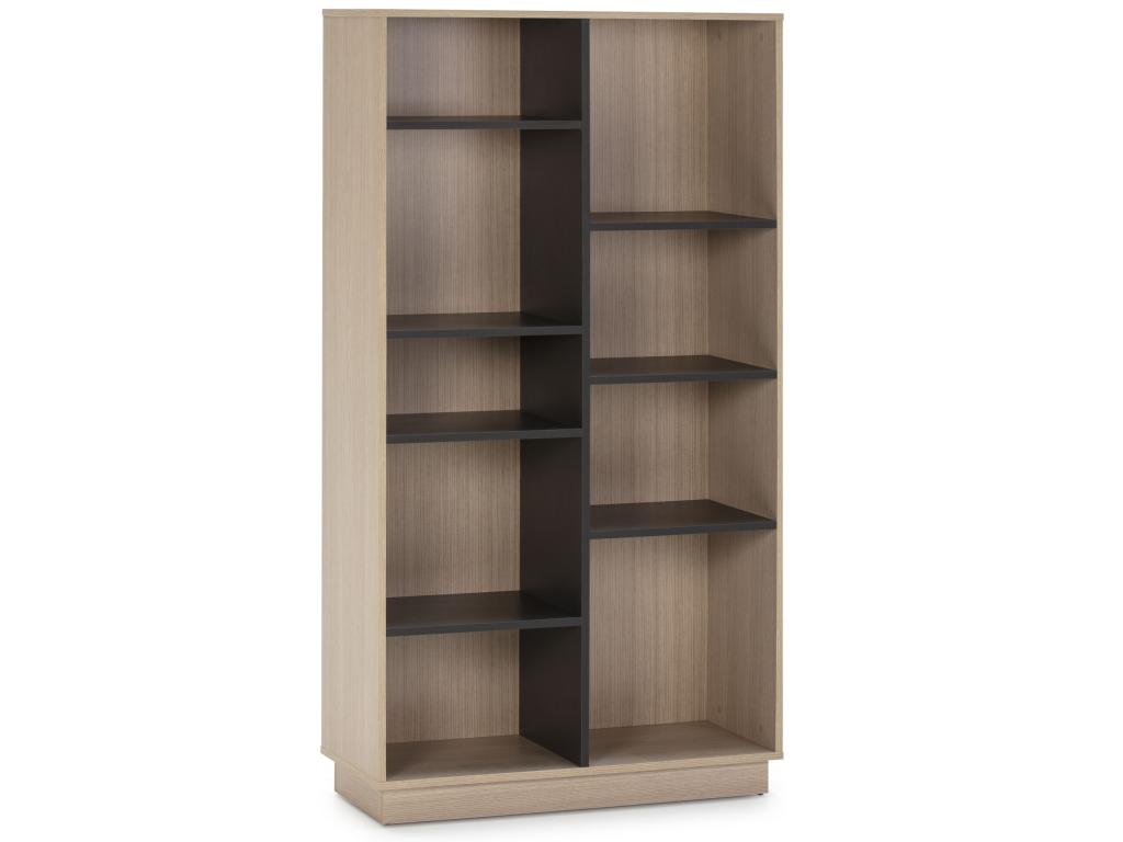 Libreria in legno di rovere naturale, 150 x 80 cm