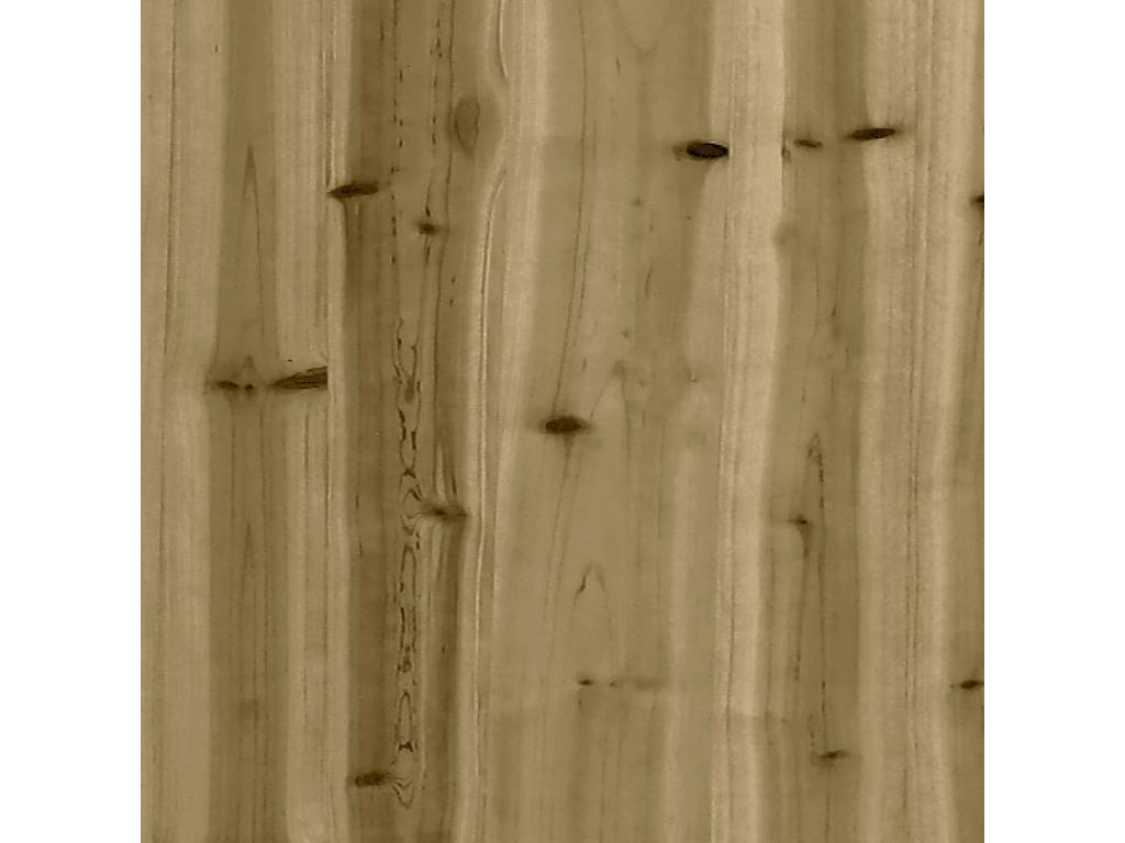 Set di mobili da esterno in legno di pino marrone