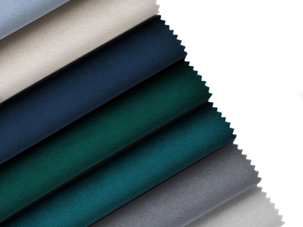 Poltrona in velluto blu, 97 x 94 x 95 cm