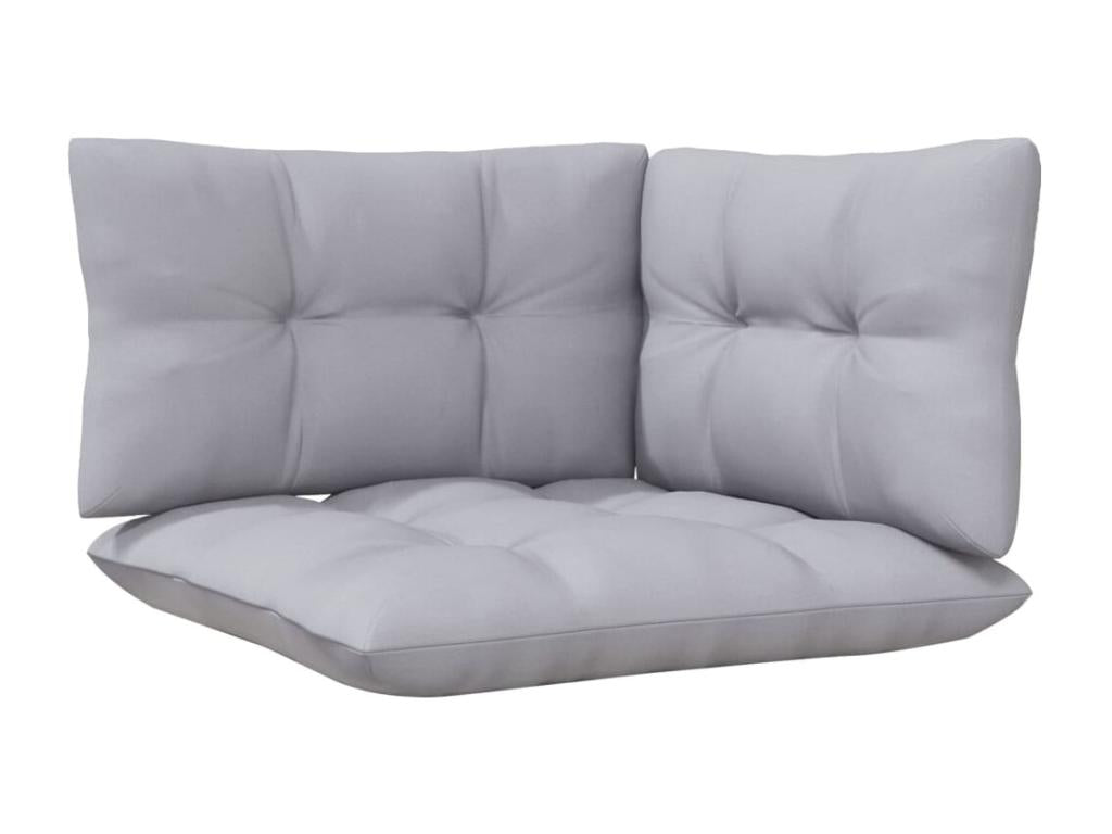 Set di mobili da esterno in legno di pino grigio - dlz1766570291674