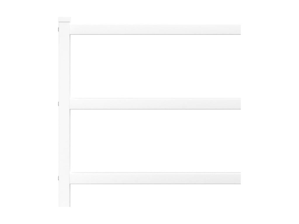 Struttura letto in metallo bianco, 107 x 203 cm - dlz1766570814088