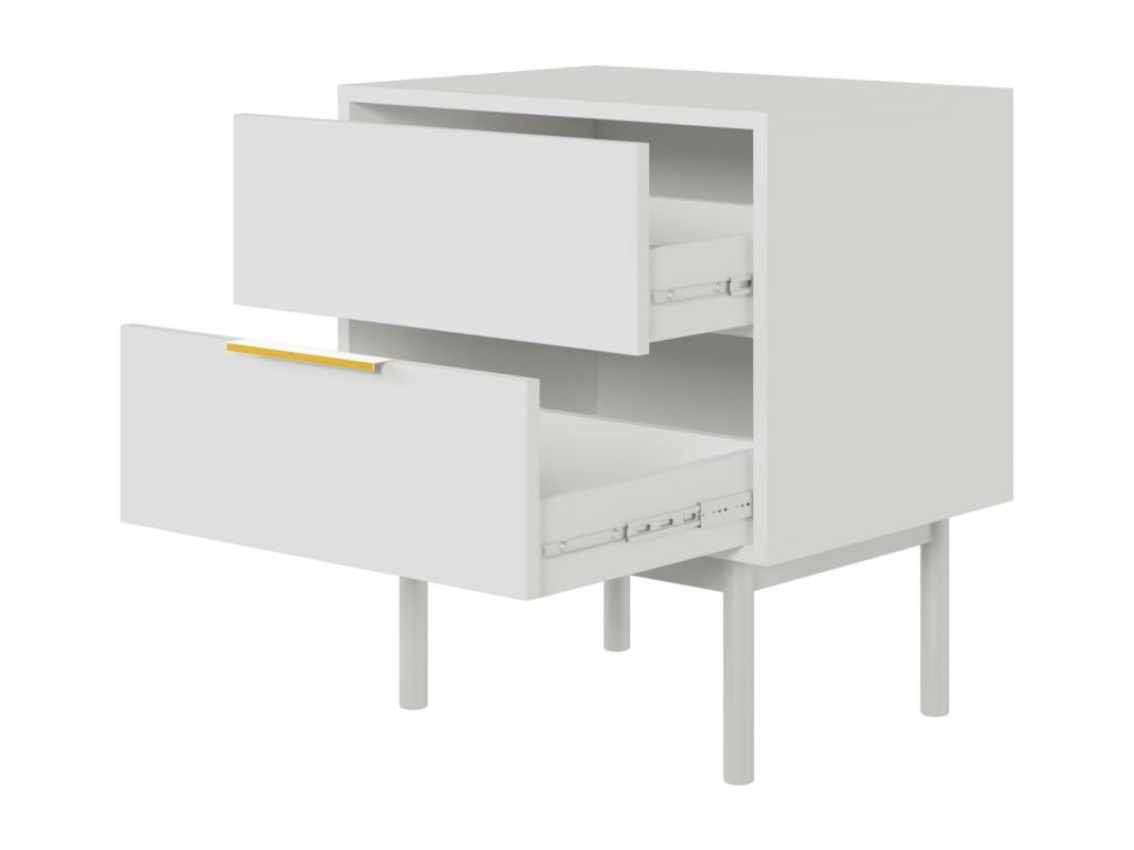 Tavolo bianco, 54 x 39 x 63 cm