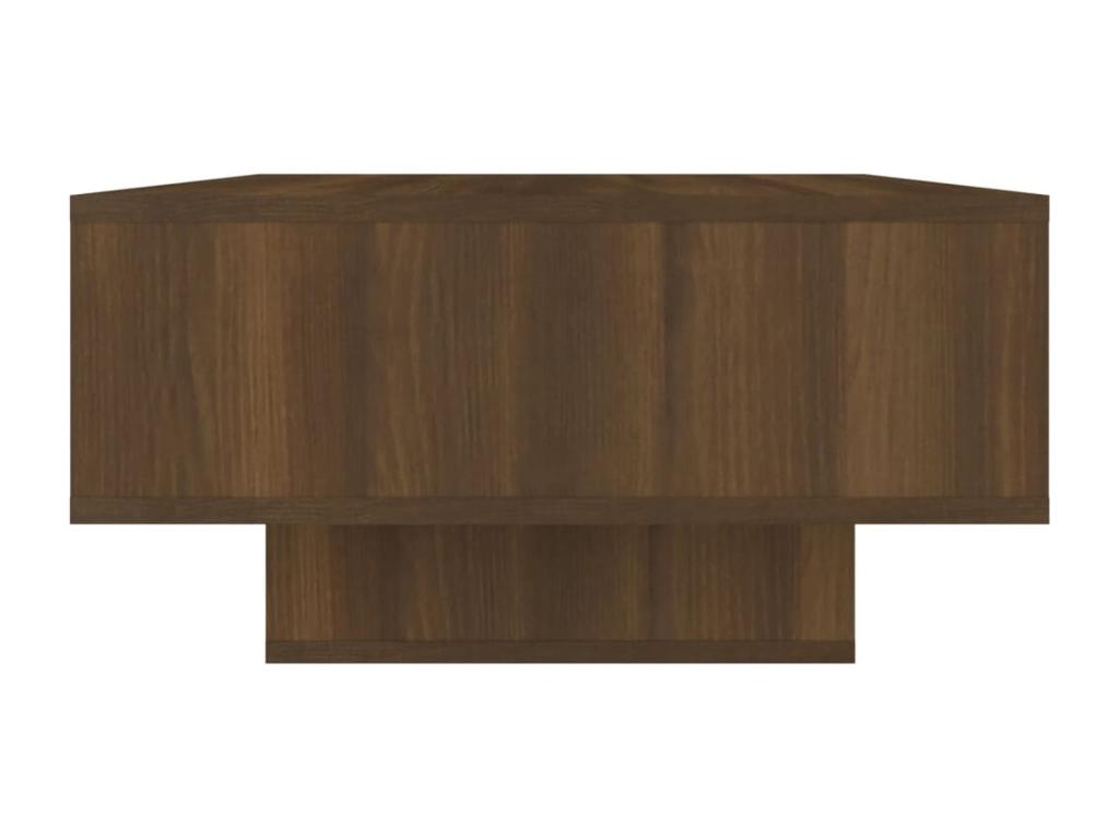 Tavolino da caffè in legno ingegnerizzato marrone, 105 x 55 x 32 cm