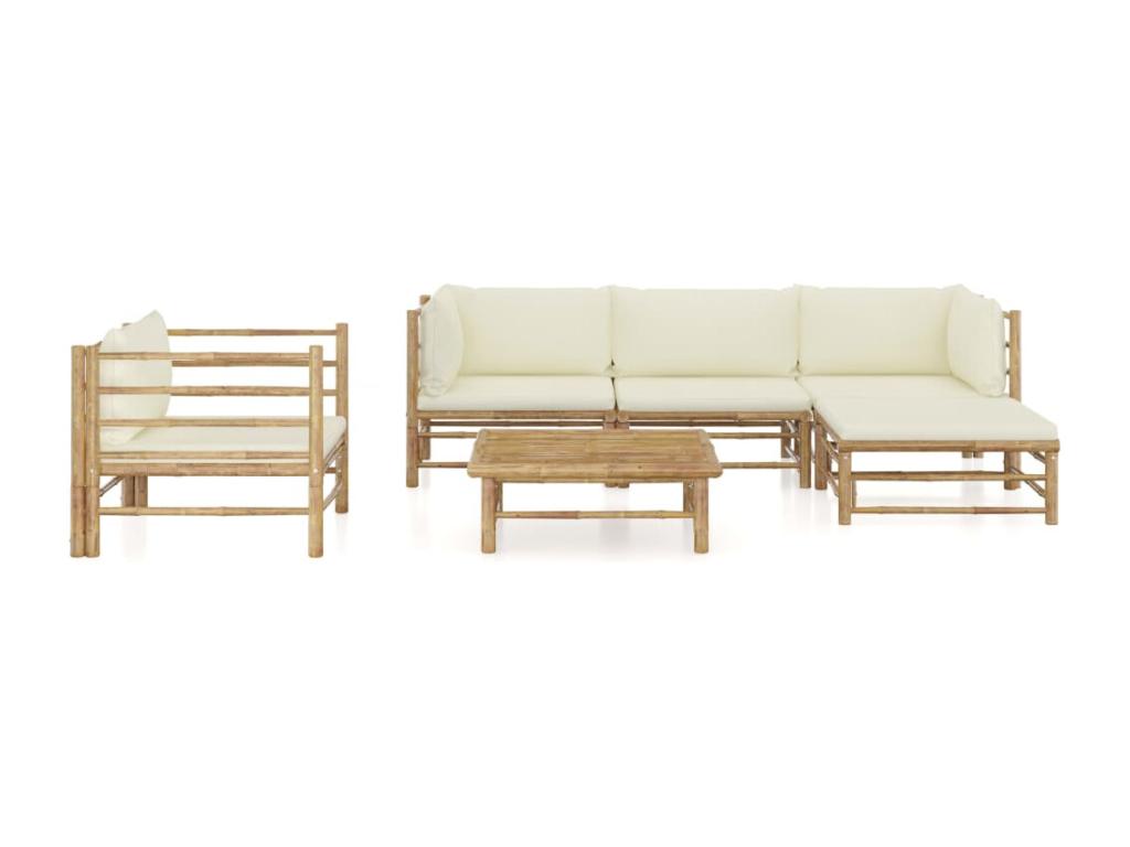 Set di mobili da esterno bianchi