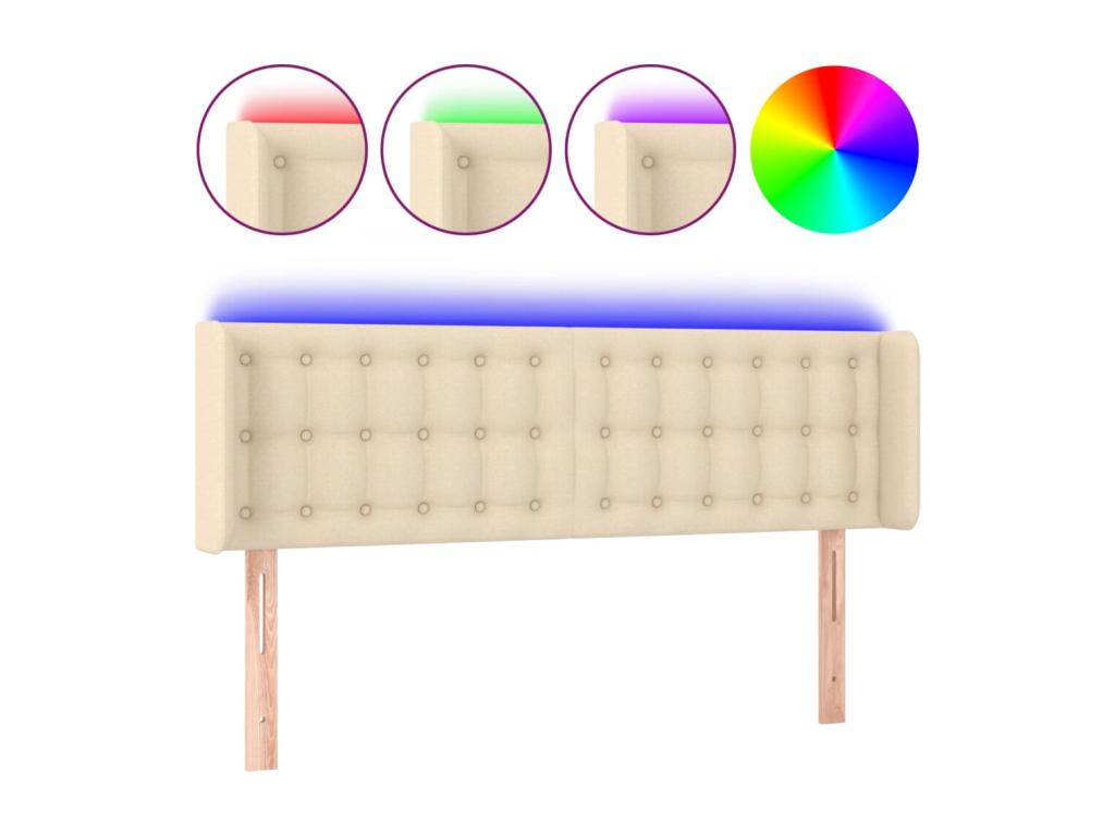 Letto in tessuto, 147 x 16 x 78 cm