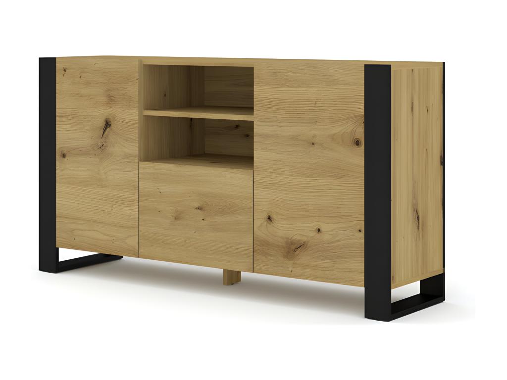 Cassettiera beige, 158 x 40 x 84 cm