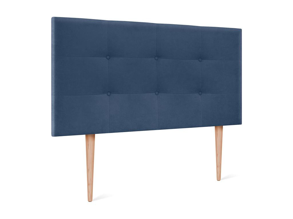 Letto in tessuto blu, 95 x 115 cm