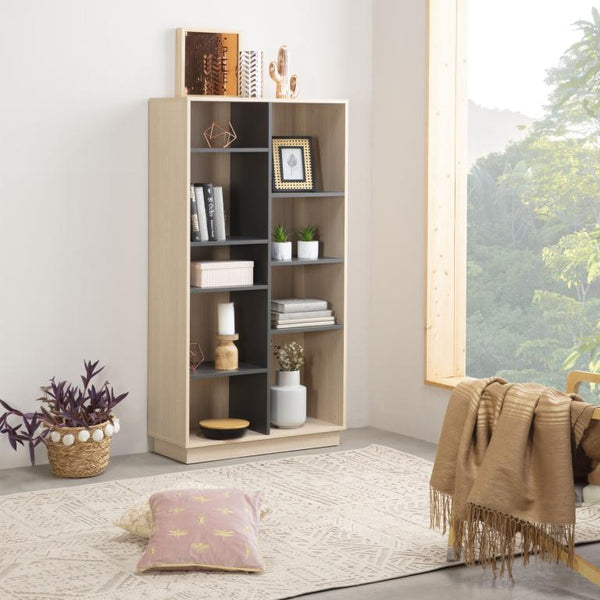 Libreria in legno di rovere naturale, 150 x 80 cm