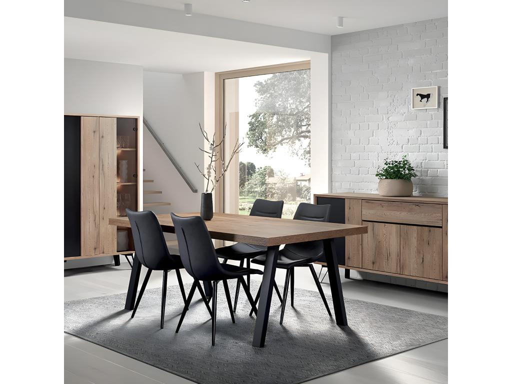 Tavolo in metallo marrone