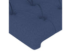 Letto in tessuto blu, 163 x 16 x 118 cm