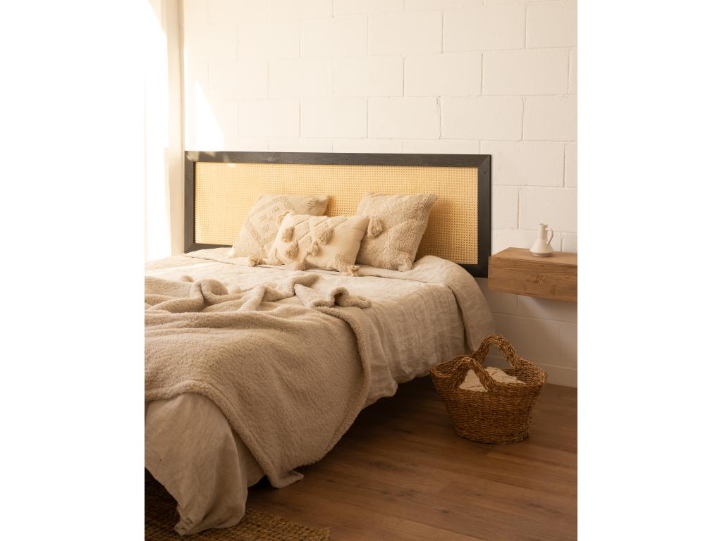 Letto in legno di pino nero, 200 x 60 cm